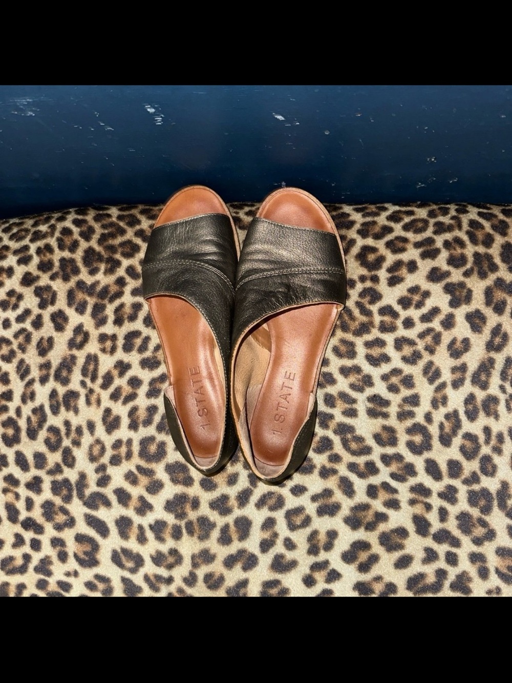1.STATE leather sandals size 6.5